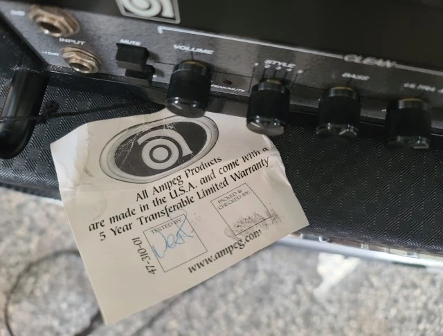 Ampeg B5R 500w USA & Footswitch